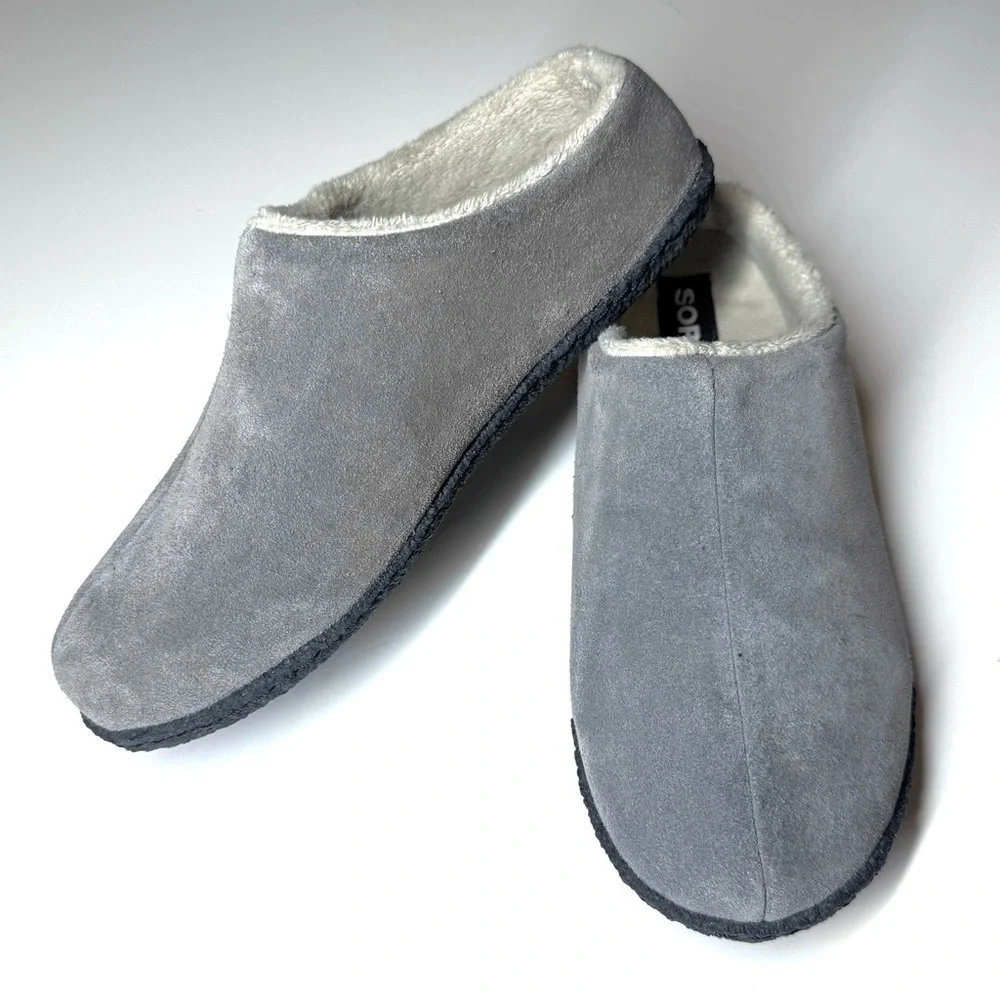 Sorel Kids Lanner Ridge Gray Slippers Size- 3